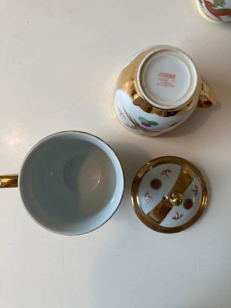 kiinalaiset kannelliset teekupit, 4 kpl Ювяскюля - изображение 3