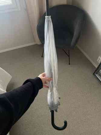 Läpinäkyvä sateenvarjo Kempele