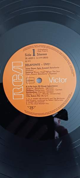 Harry Belafonte, tupla LP-levy Jaervenpaeae - photo 4