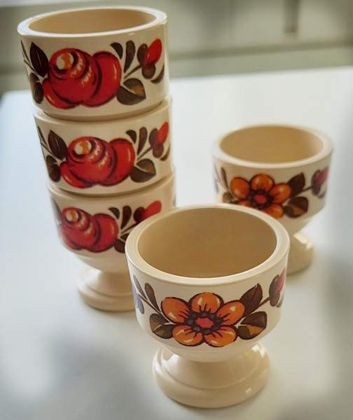 Vintage munakupit 5 kpl Vaasa – foto 1