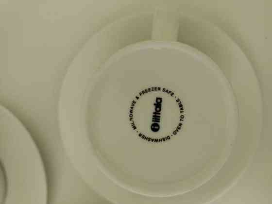 Settinä 4x Iittalan kahvikuppi + asetinlautanen Turku