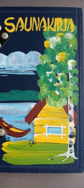 Saunakirja: puiset, paksut kannet Joensuu - photo 1