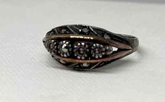 Vanha Markasitti sormus Joroinen