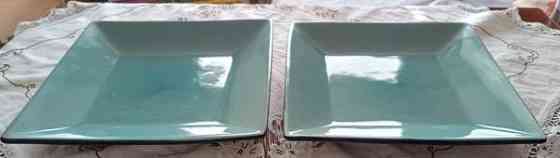 Vihreän/Mustan väriset siistit lautaset Turku