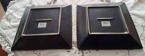 Vihreän/Mustan väriset siistit lautaset Turku