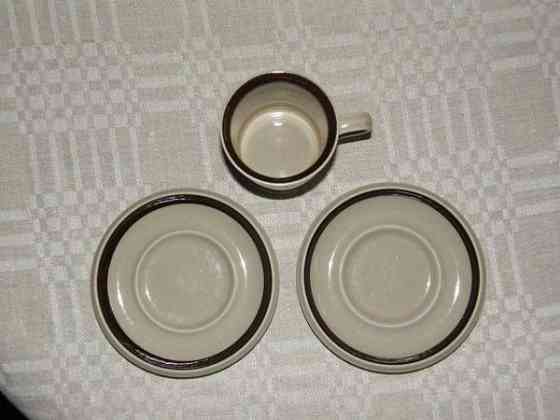 Arabia, RUIJA kahvikuppipari + 1 aluslautanen Imatra