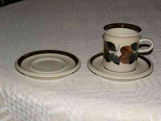 Arabia, RUIJA kahvikuppipari + 1 aluslautanen Imatra