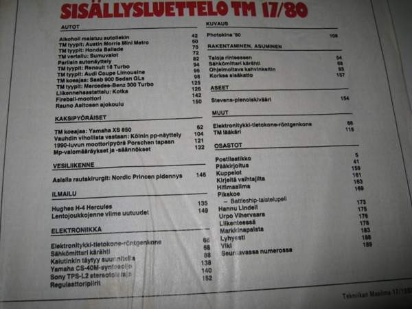 TEKNIIKAN MAAILMA - LEHDET 2 kpl vuodelta 1980 Вантаа - изображение 3