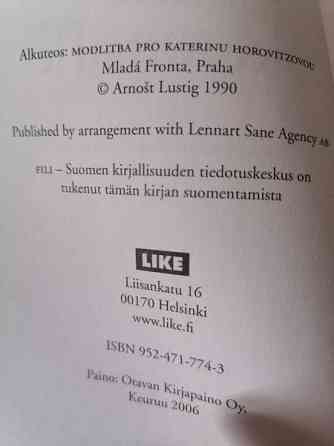 Rukous Katarzyna Horowitzille Haemeenlinna