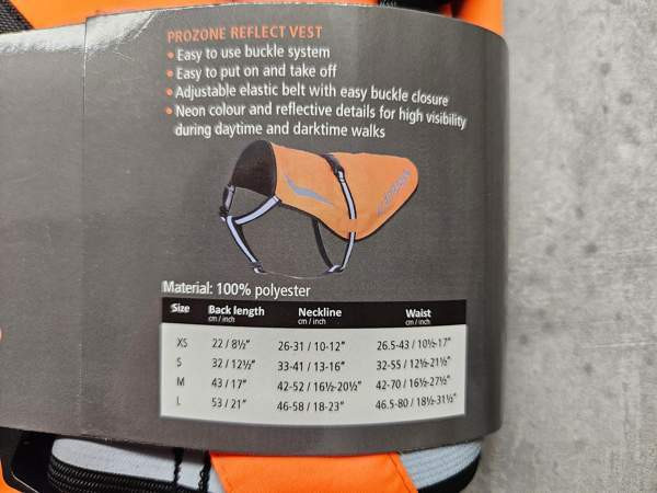 Icepeak Pet koiran heijastinliivi Prozone, koko L,  oranssi Вантаа - изображение 2