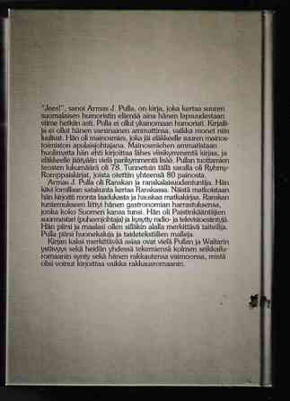 Martti Sinerma:   "Jees" , sanoi Armas J. Pulla Kangasala