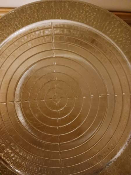 VINTAGE Karkkiskoli, 1,3kg painava h.14cm k. 8cm taidelasi, pientä vikaa Turku - photo 3