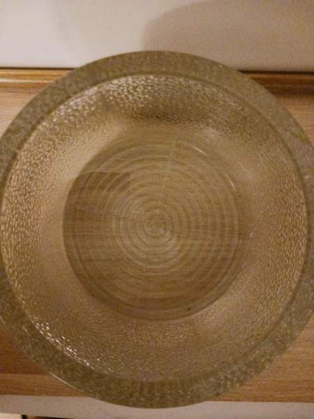 VINTAGE Karkkiskoli, 1,3kg painava h.14cm k. 8cm taidelasi, pientä vikaa Turku - photo 6