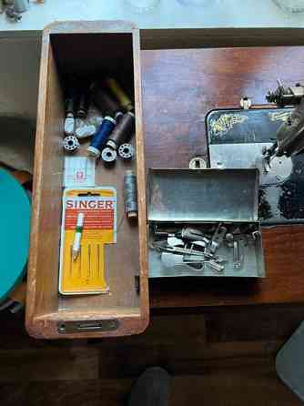 Vanha Singer ompelukone, toimiva Mynämäki