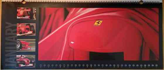 grid 2001 Ferrari -seinäkalenteri Нокиа