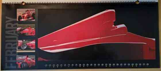 grid 2001 Ferrari -seinäkalenteri Нокиа