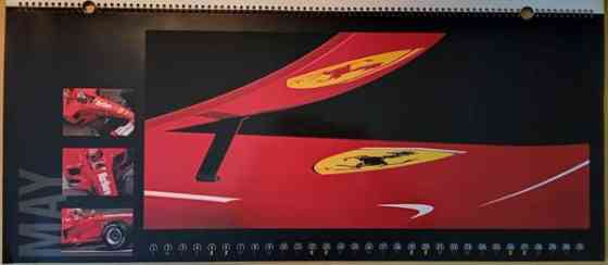 grid 2001 Ferrari -seinäkalenteri Нокиа