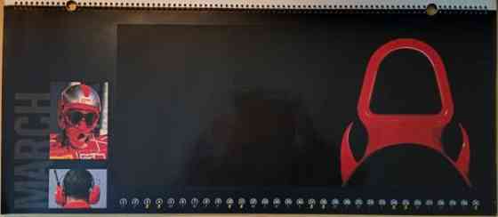 grid 2001 Ferrari -seinäkalenteri Нокиа