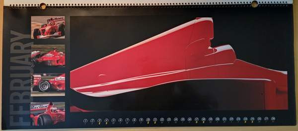 grid 2001 Ferrari -seinäkalenteri Nokia - valokuva 3