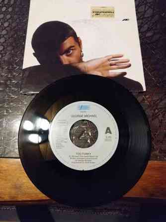 George Michael 7" Too funky/Grazy man dance Rovaniemi