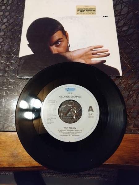 George Michael 7" Too funky/Grazy man dance Rovaniemi – foto 1