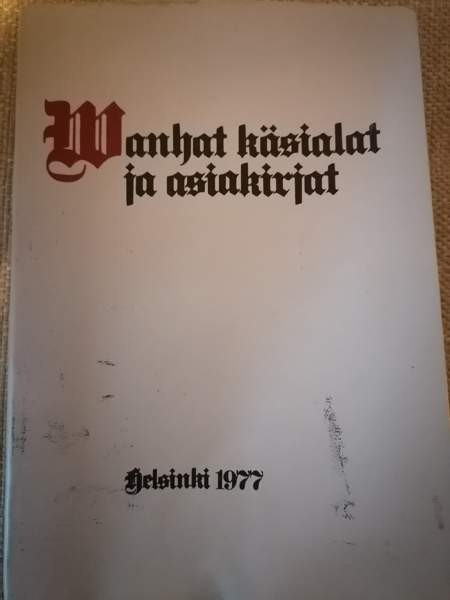 Wanhat käsialat ja asiakirjat Haemeenlinna – foto 1
