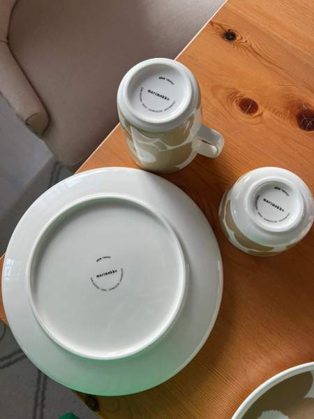 Marimekko unikko beige astiasto Vihti - photo 2