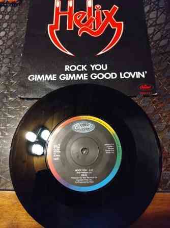 Helix 7" Rock you/Gimme Gimme good lovin' Rovaniemi