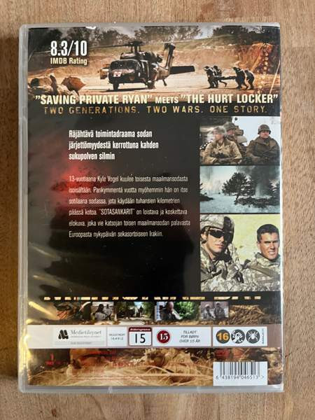 Sotasankarit. dvd-kuva Riihimäki - valokuva 2
