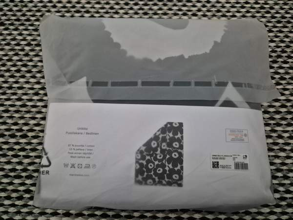 Uusi Marimekko Unikko pussilakana 150x210cm Alajärvi - изображение 2