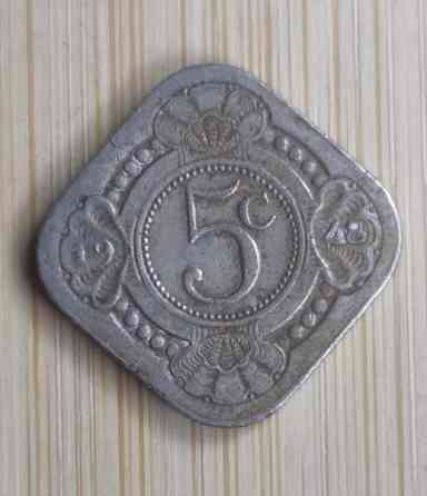 Curacao 5 cents v.1948 Vantaa