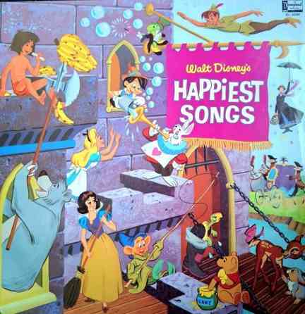 Myydään Walt Disney's Happiest songs lp Tyrnävä
