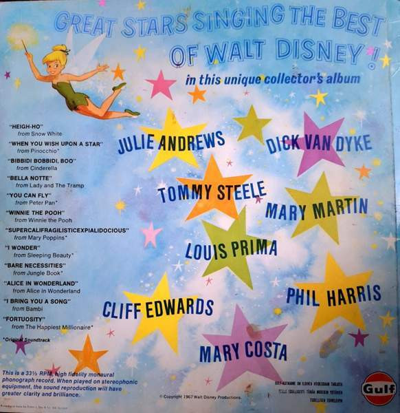 Myydään Walt Disney's Happiest songs lp Tyrnävä - photo 2