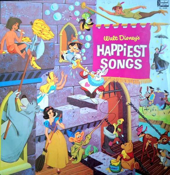 Myydään Walt Disney's Happiest songs lp Tyrnävä - photo 1