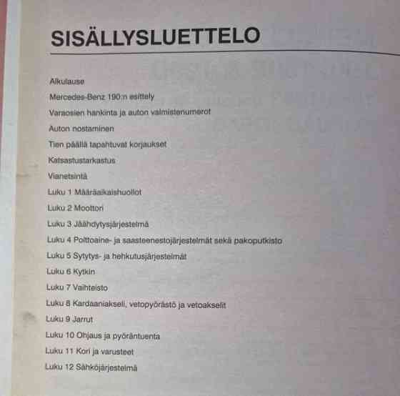 Mercedes-Benz, korjausopas Kontiolahti