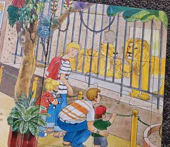 Eläintarha palapelikirja (sis. 6 eri palapeliä), 3+ Espoo