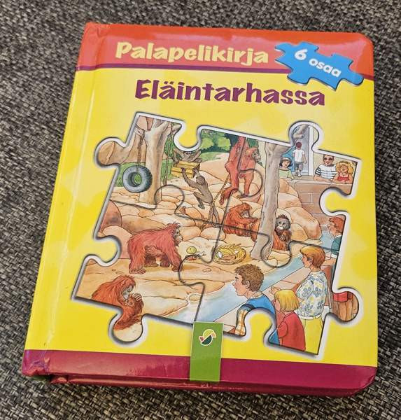 Eläintarha palapelikirja (sis. 6 eri palapeliä), 3+ Espoo - valokuva 1