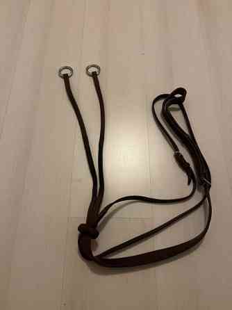 Ruskea nahkamartingaali extra-pitkä, koko full Helsinki