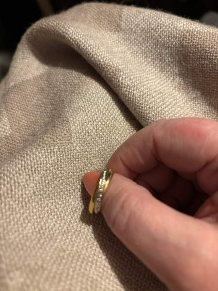 Puna,kelta,valkokulta timanttisormus Lappajärvi - photo 1