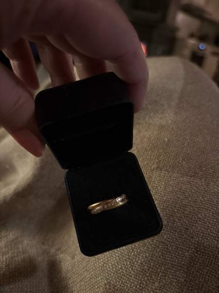 Puna,kelta,valkokulta timanttisormus Lappajärvi - photo 2