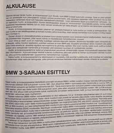 BMV 3-sarja, Korjausopas Kontiolahti