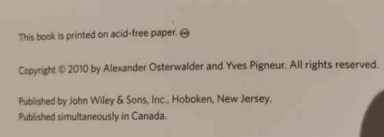 Business Model Generation  ISBN: 9780470876411 Oulu