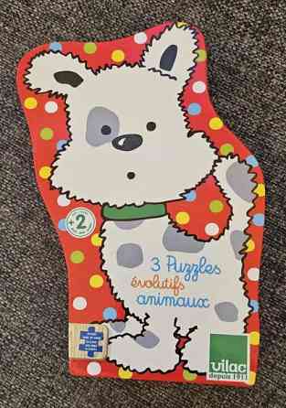 Vilac puinen palapeli (sisältää kolme eri palapeliä), 2+ Espoo