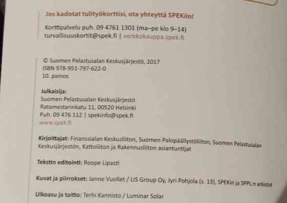 Ryhdyttäessä tulitöihin oppikirja, ISBN 9789517976220 Oulu