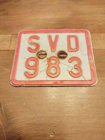 Vanha mopon rekisterikilpi Alavus