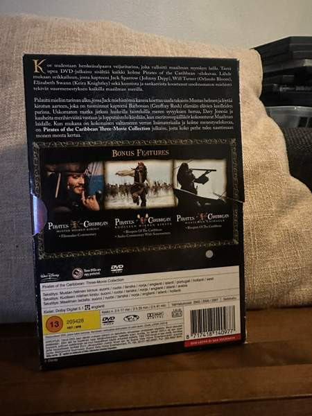 Pirates of the Caribbean Three-movie collection Jyvaeskylae - photo 3