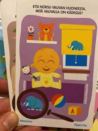 Oppi&Ilo Riemuhetki puuhakortit Kouvola