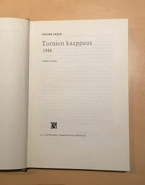 Sotakirja Tornio - valokuva 2