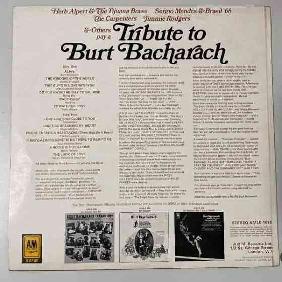 Various | LP | Tribute To Burt Bacharach Vantaa