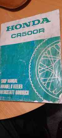 Honda cr 500 r -84 korjausopas Йоэнсуу